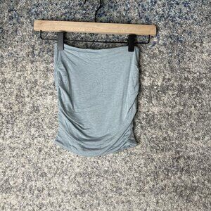 Aritzia Wilfred Free Skirt‎ Womens XS Stretch Ruched Mini Tube Bodycon Casual